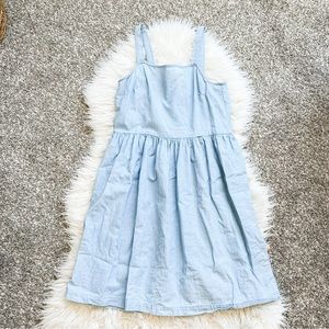 J Crew | Cotton Chambray Summer Dress